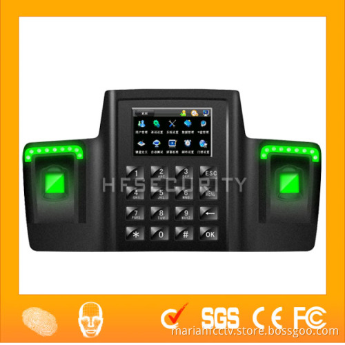 WIFI/GPRS USB-Host Double-Fingerprint Time Attendance System